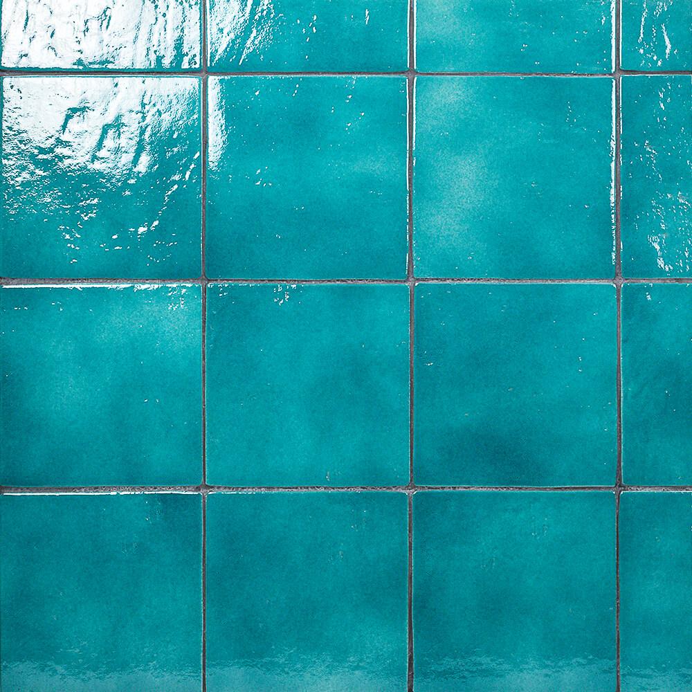 Ivy Hill Tile Appaloosa Carribean Blue 7 in. x 7 in. 10mm Polished