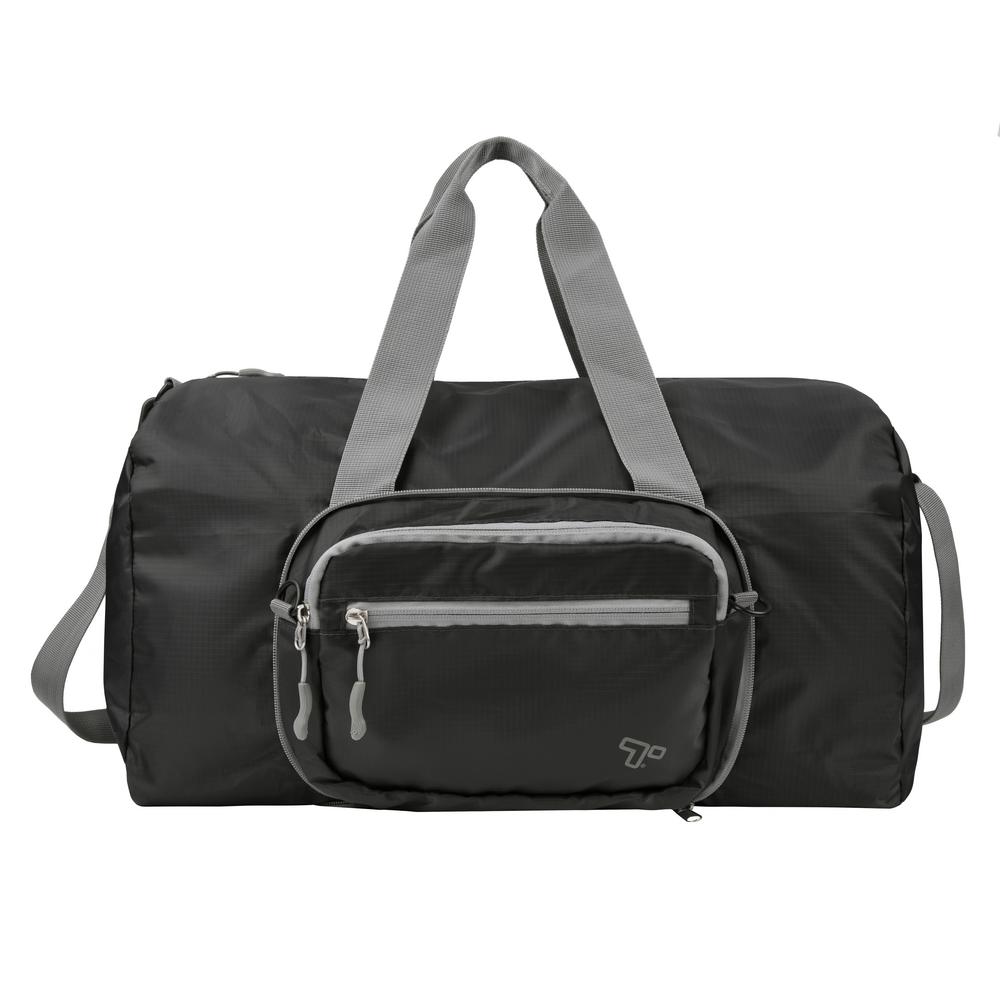 Travelon 2-in-1 Black Packable Convertible Crossbody Duffel-43443-500 ...