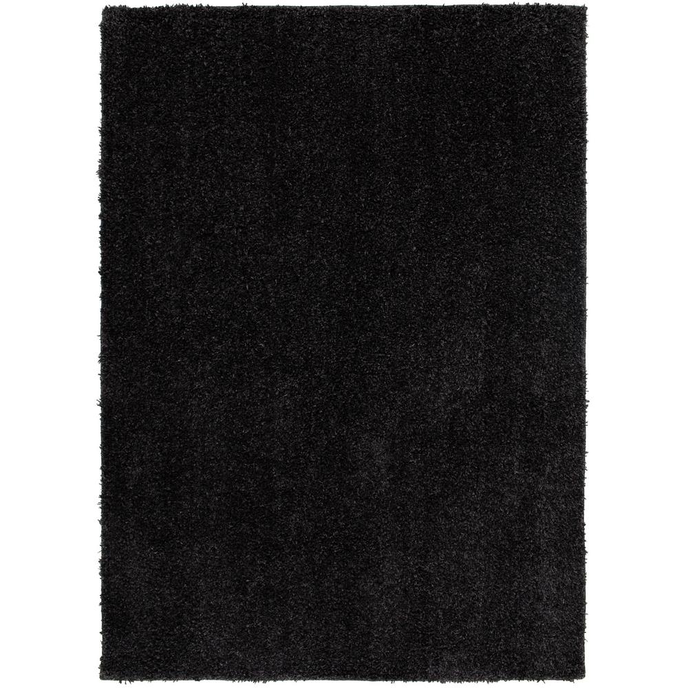 Natco Black Shag 8 ft. x 10 ft. Solid Polypropylene Area RugGS7696.81