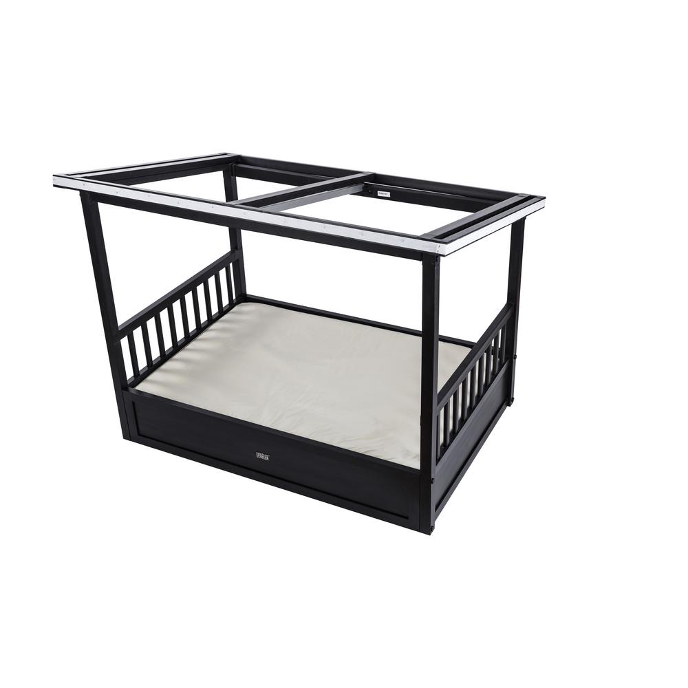 New Age Pet ecoFlex Medium Espresso Outdoor Dog Bed with CoverEHPB502