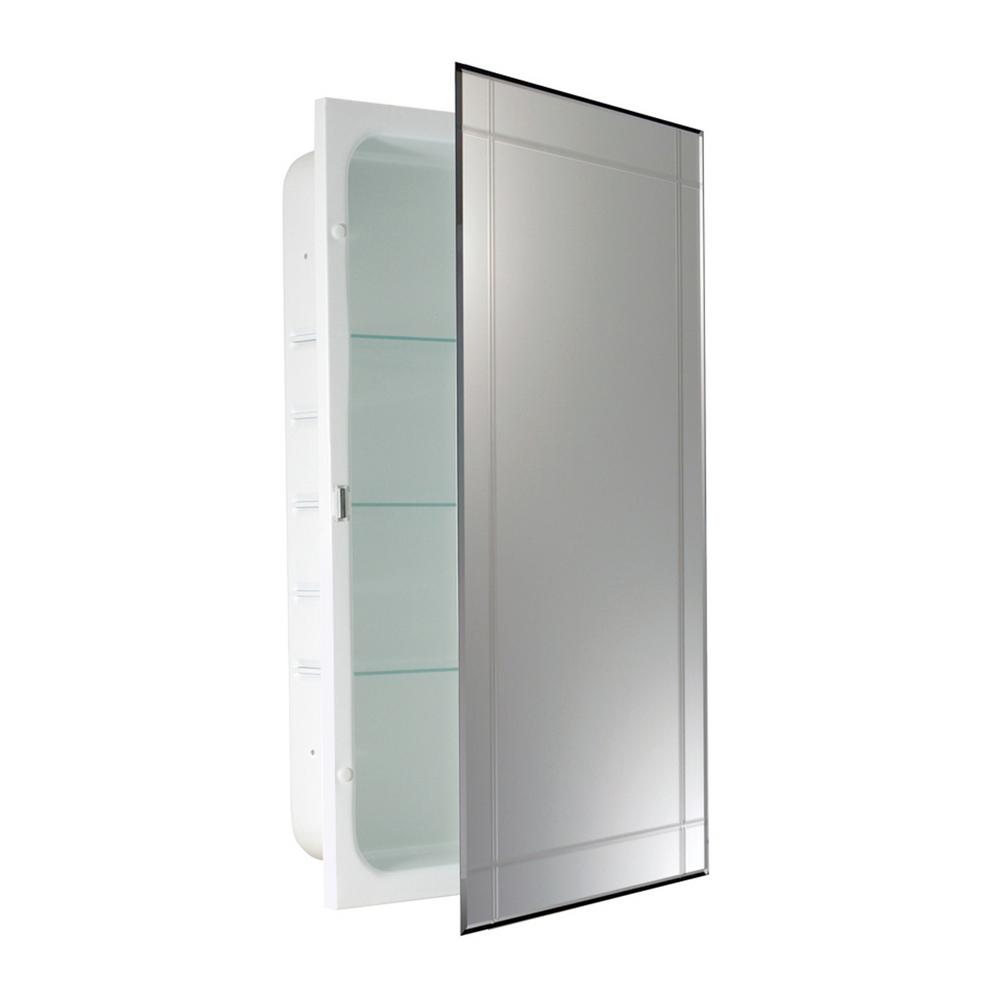 Deco Mirror 16 In W X 26 In H X 4 5 In D Prism V Groove