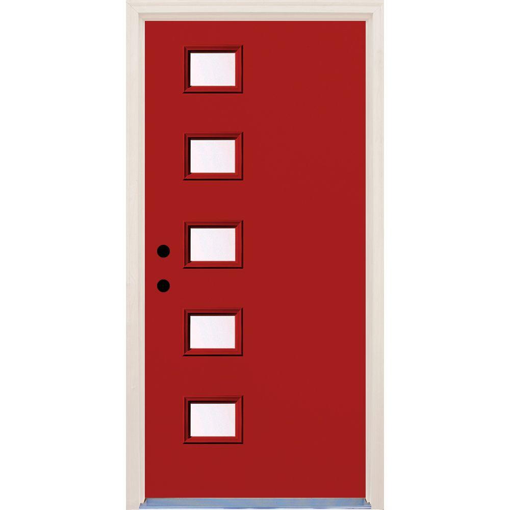 Builders Choice 36 In X 80 In Right Hand Engine 5 Lite Clear