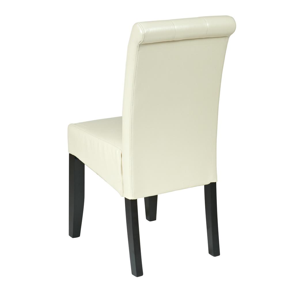 Cream Eco Leather Parsons Dining Chair Cream Eco Leather Parsons Dining Chair