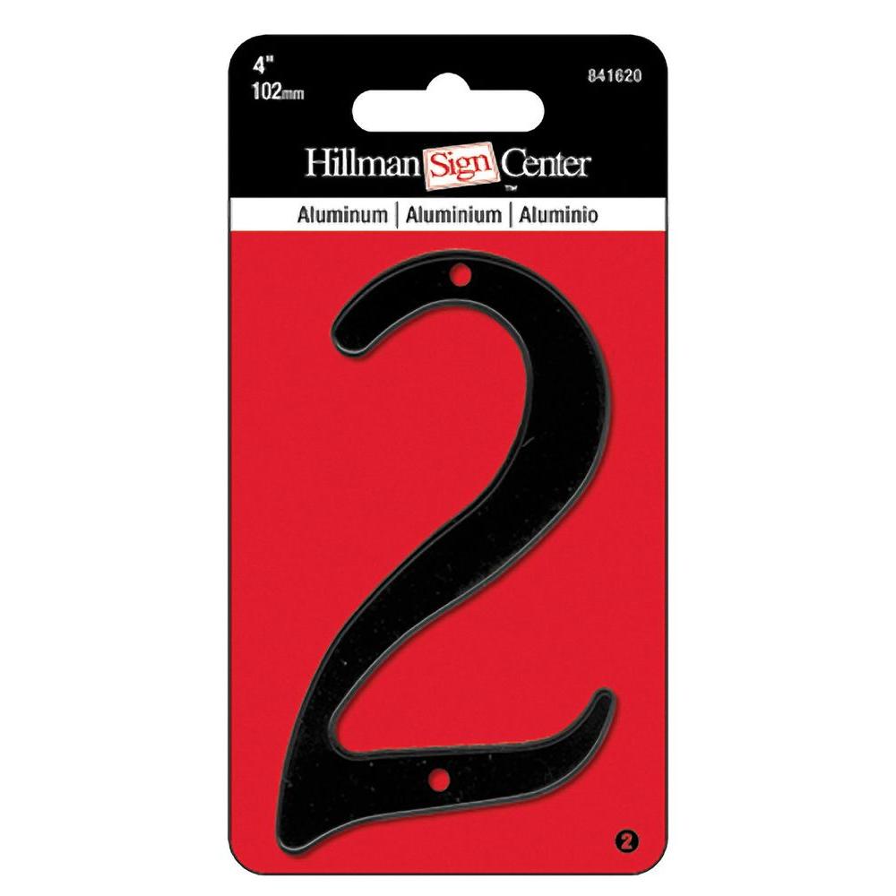 The Hillman Group 4 In.Nail-On Aluminum Number 2-841620 - The Home Depot