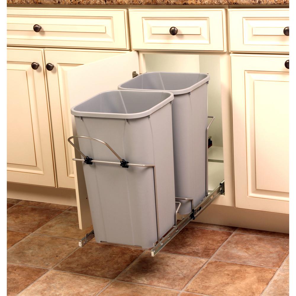 trash can cabinet with storage