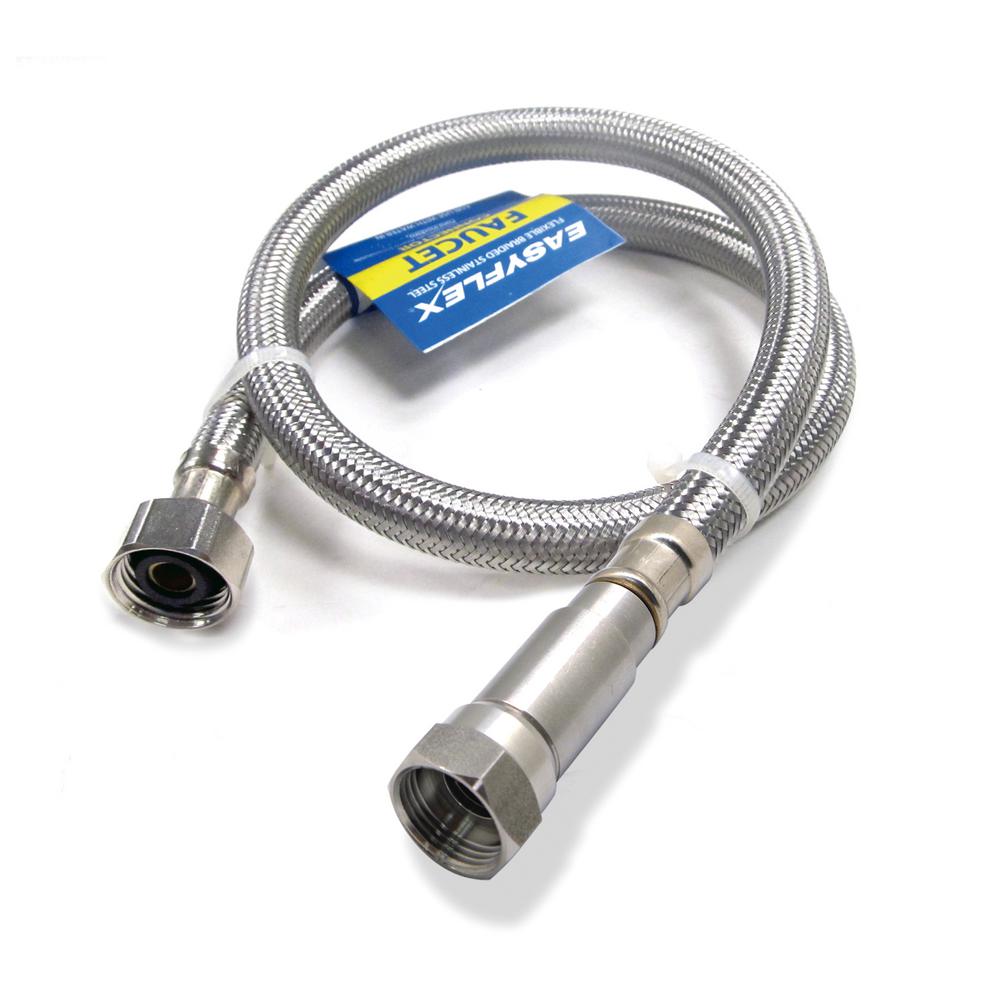 EasyFlex SafeFlow 3/8 in. C with EFV x 1/2 in. FIP 30 in. L Stainless