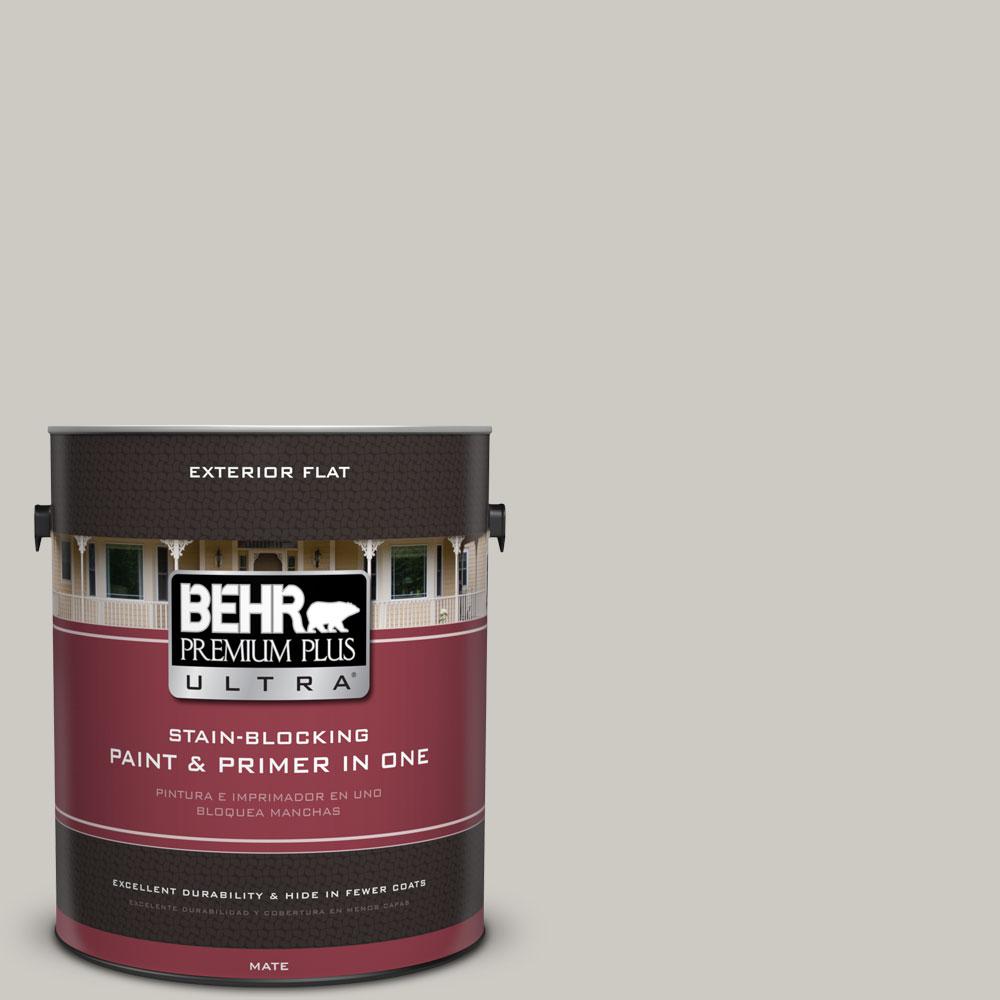 BEHR Premium Plus Ultra 1gal. 790C3 Dolphin Fin Flat Exterior Paint
