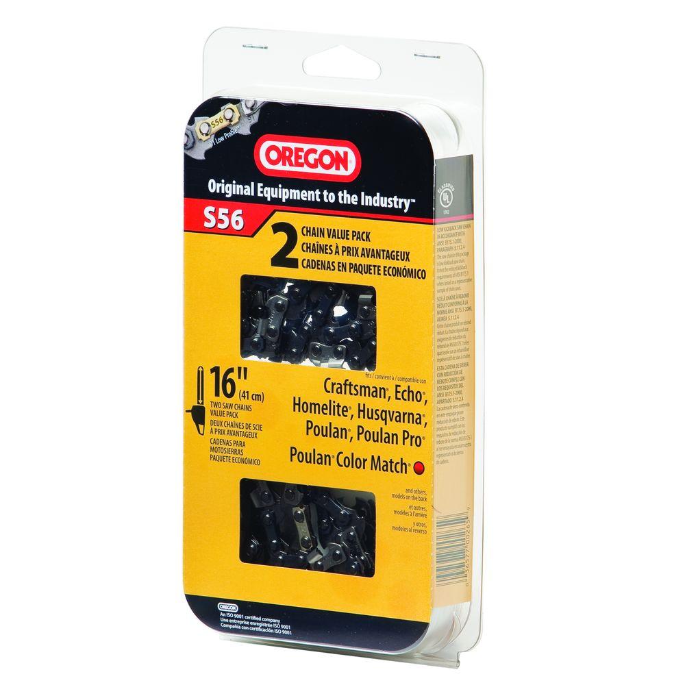 Oregon 16 inch Chainsaw Chain (2-Pack) by Oregon