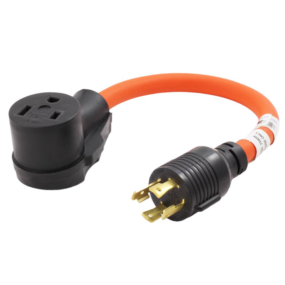 30 amp generator cord to 7 plug adapter