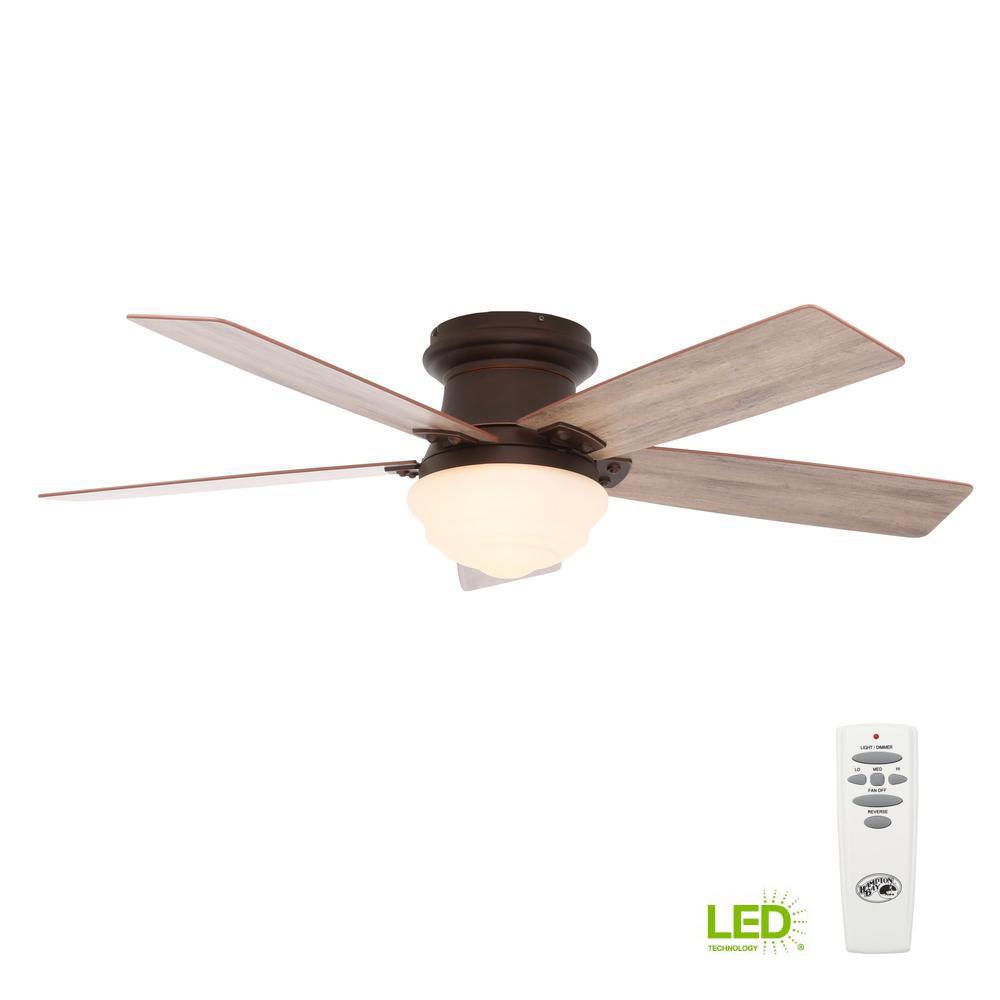 Hampton Bay Maxwell 52 In Led Mediterranean Bronze Ceiling Fan With This Review Is From Maxwell 52 In Led Indoor Mediterranean Bronze Ceiling Fan With Light Kit And Remote Control
