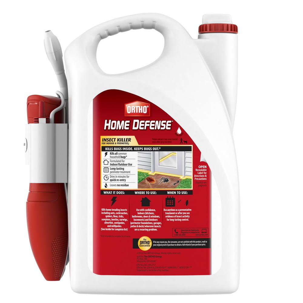 Ortho Home Defense 1 33 Gal Perimeter And Indoor Insect Killer With Wand 022150004 The Home Depot