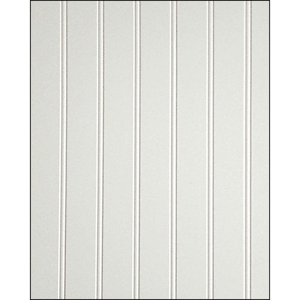 White Panel Paintable wainscot hardboard beadboard wainscoting