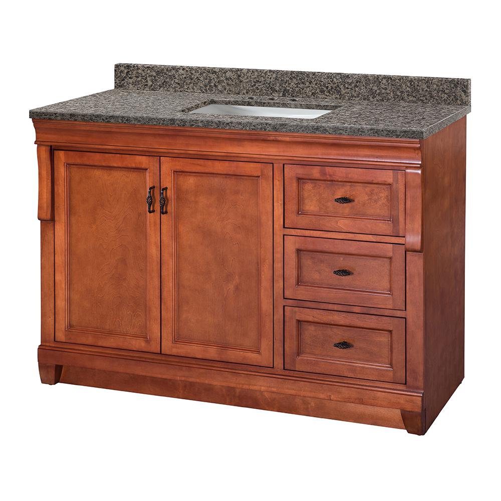 Home Decorators Collection Naples 49 in. W x 22 in. D Vanity in Warm