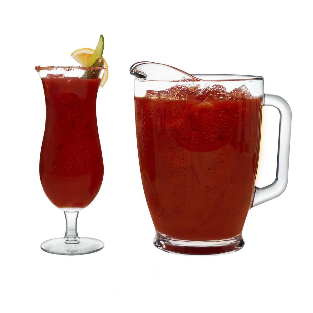Libbey 67.6 oz. Bloody Mary Glass Set with Pitcher (5-Pack), Clear