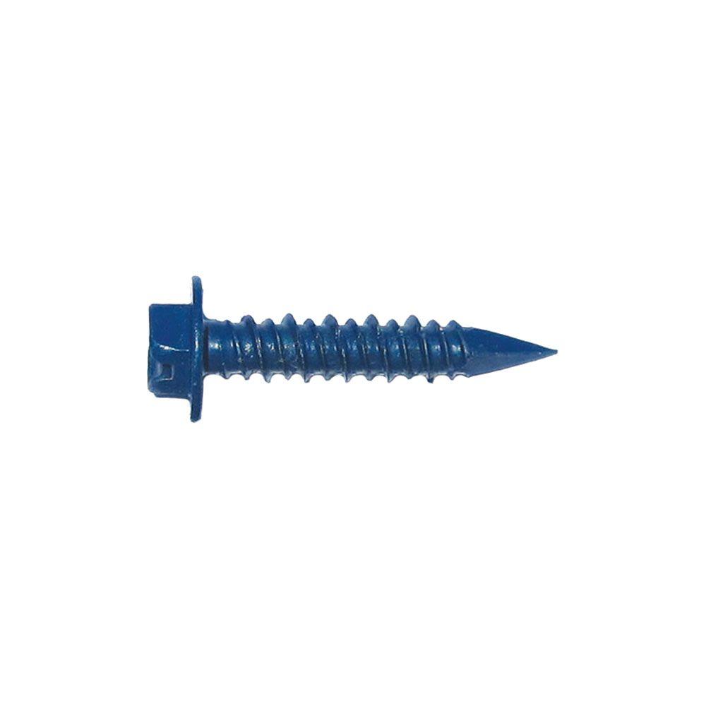 BlueTap 1/4 in. x 11/4 in. HexHead Concrete Screw (50Pack
