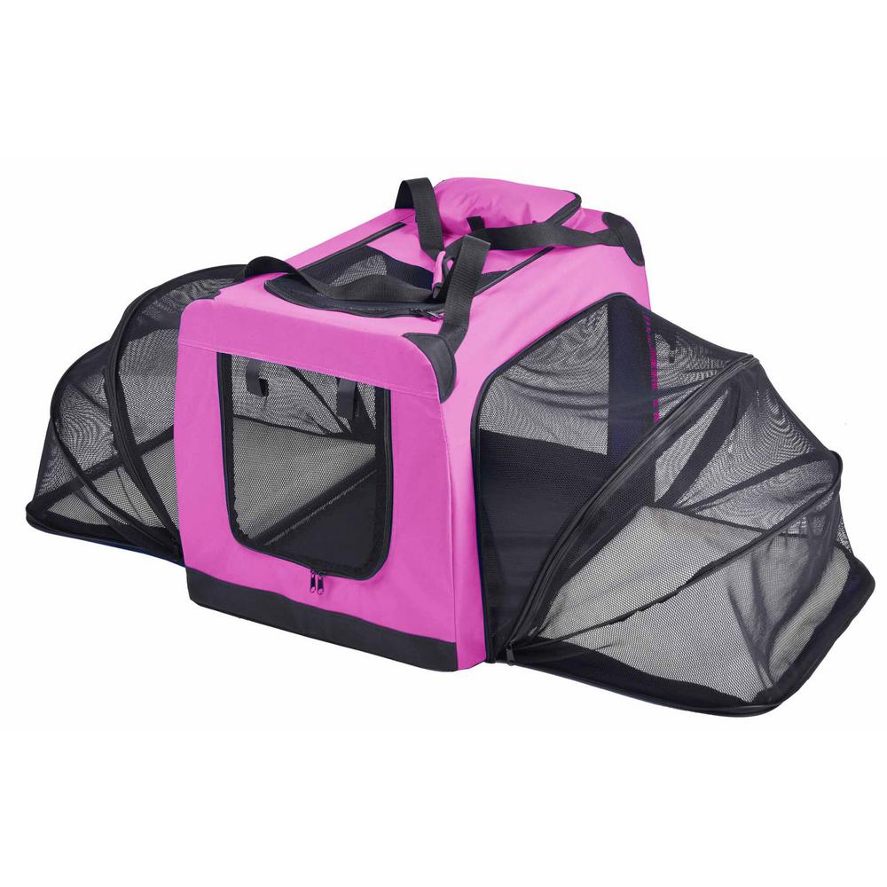 pink dog kennel medium