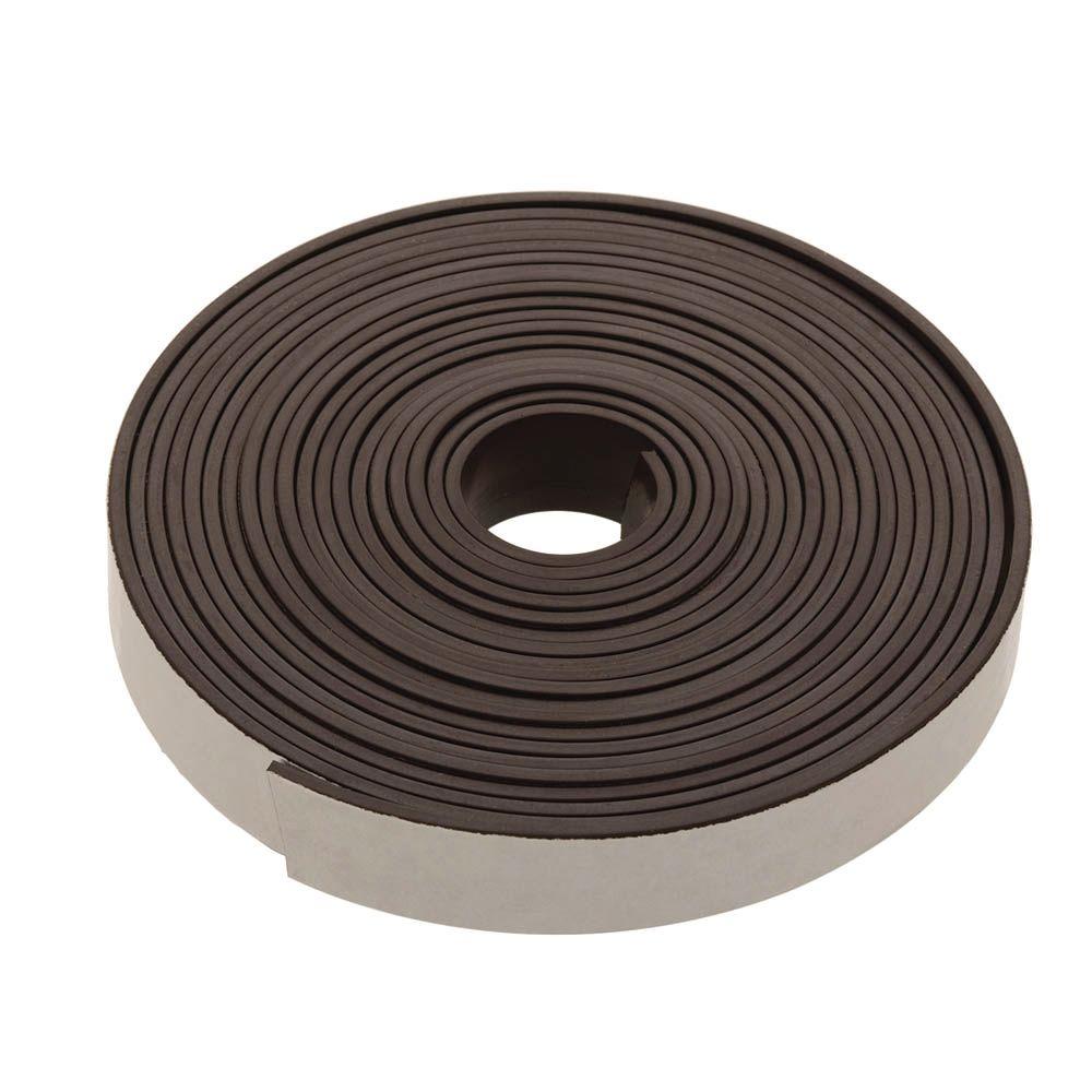 Crown Bolt 1 2 In X 120 Black Self Adhesive Magnetic Strip