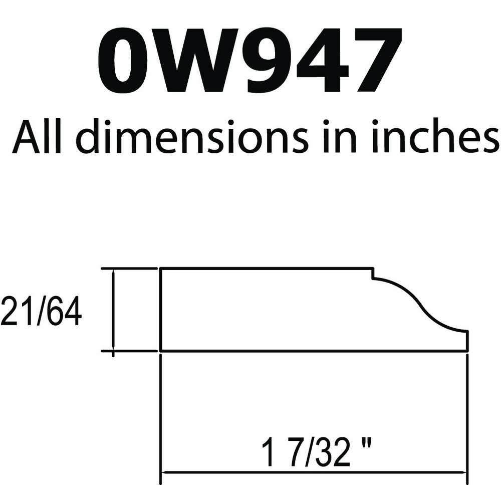 Alexandria Moulding Wm 947 3 8 In X 1 1 4 In X 84 In Pine Primed Finger Jointed Stop Moulding 0w947 The Home Depot