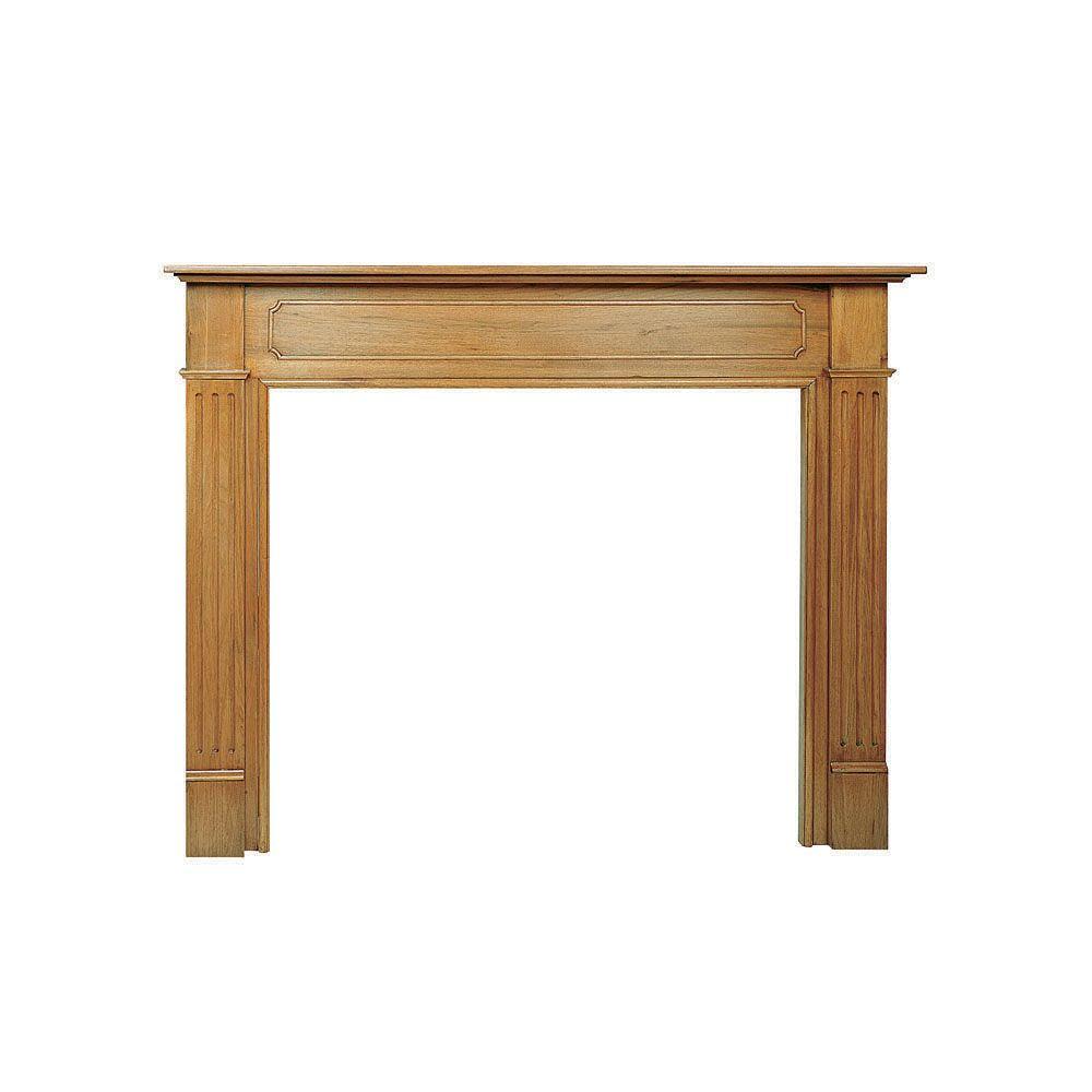 The Williamsburg 56 in. x 42 in. Unfinished Full Surround Mantel11056