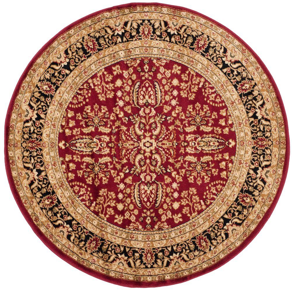 Safavieh Lyndhurst Red/Black 8 ft. x 8 ft. Round Area RugLNH214A8R