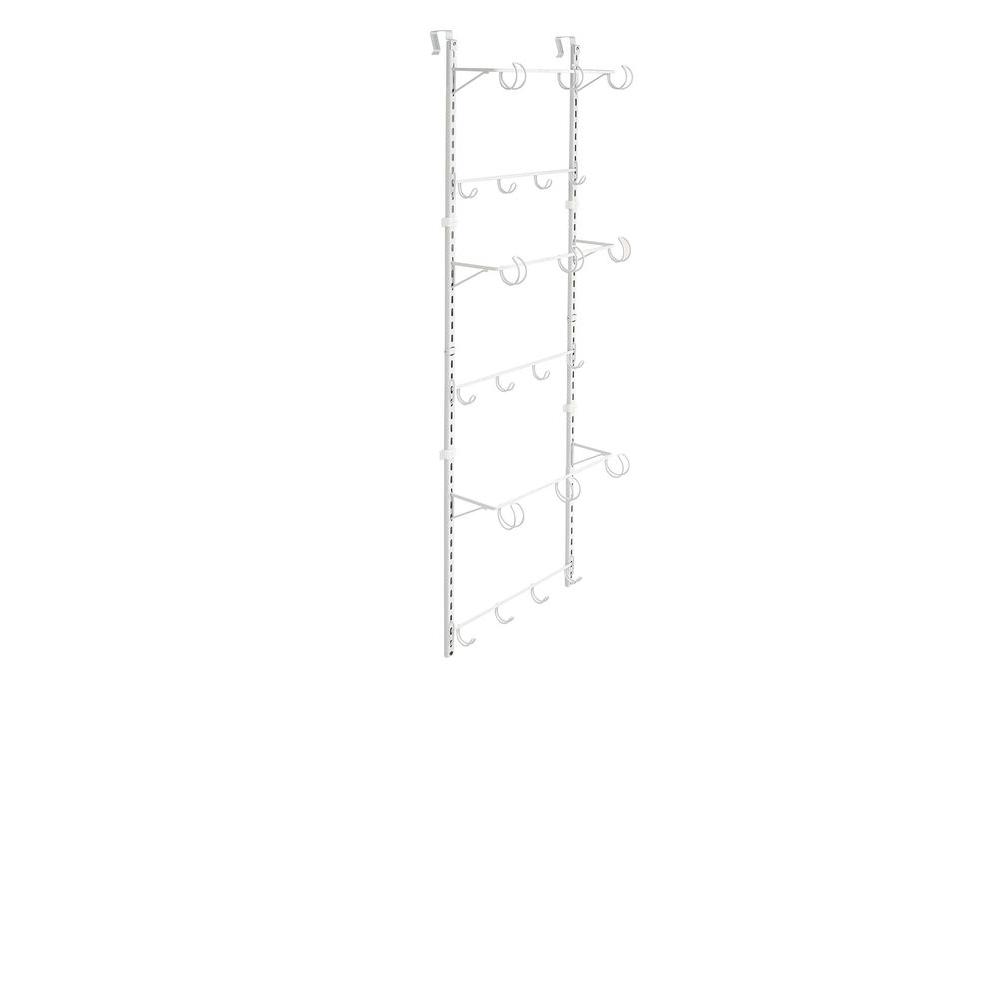 Honey Can Do 4 Hook Over The Door Accessory Rack Sft 08648 The