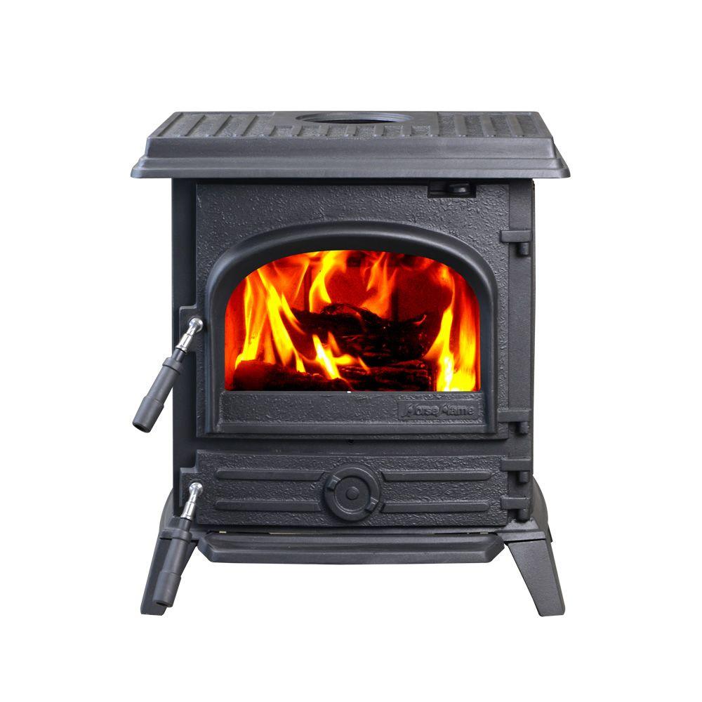 Hi Flame 1200 sq. ft. Pony Small Wood-Burning Stove-HF517UBPB ...