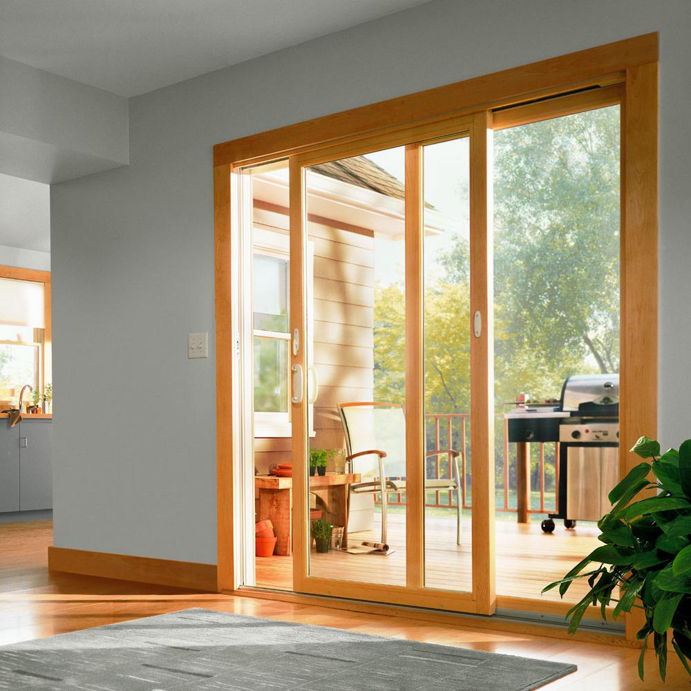 Andersen 72 In X 80 Narroline White Sliding Patio Door Fixed Panel 9180300 The Home Depot Andersen 72 In X 80 Narroline, Patio Panels Sliding Doors