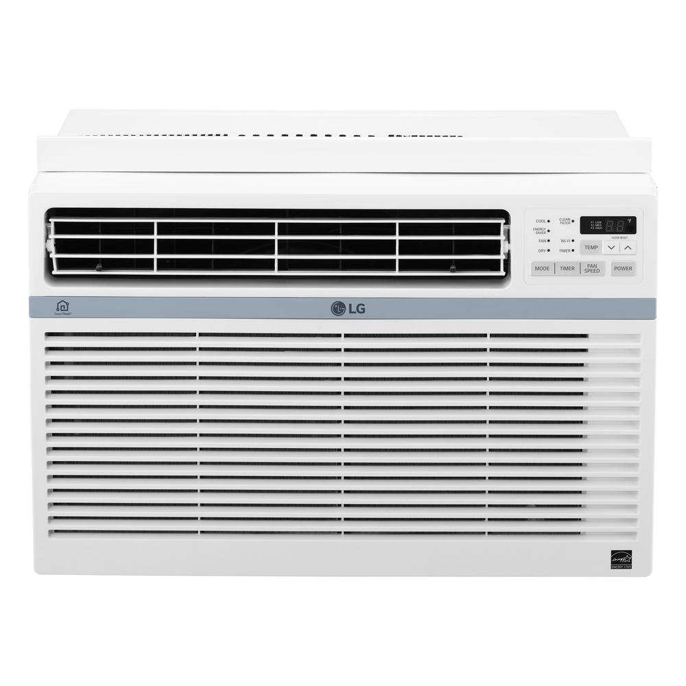 LG Electronics 8,000 BTU Window Smart (Wi-Fi) Air Conditioner with ...