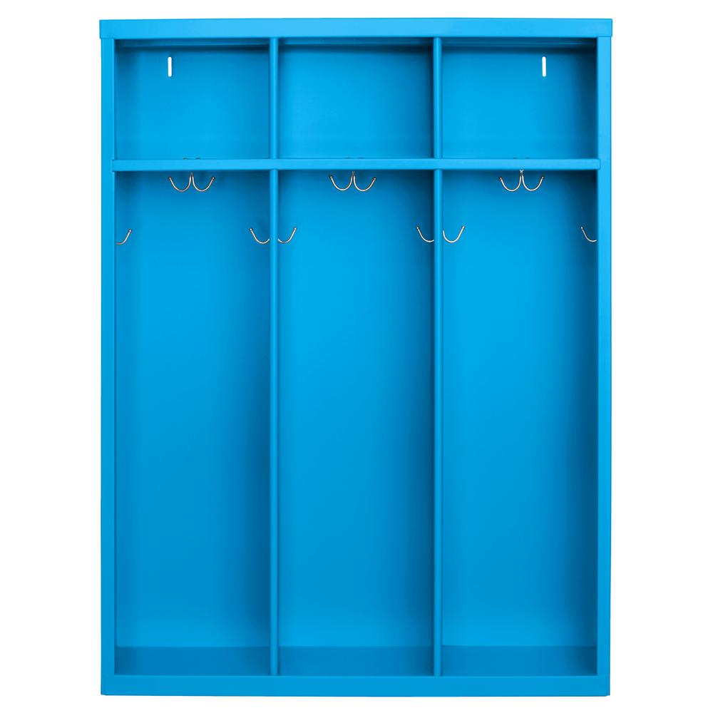 Sandusky 1-Shelf Steel Open Front Kids Locker in Sky Blue-IC30361248-36 - The Home Depot