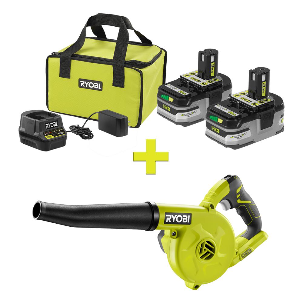 Home & Garden No Battery & Charger Compact Leaf Sweeper Ryobi Blower