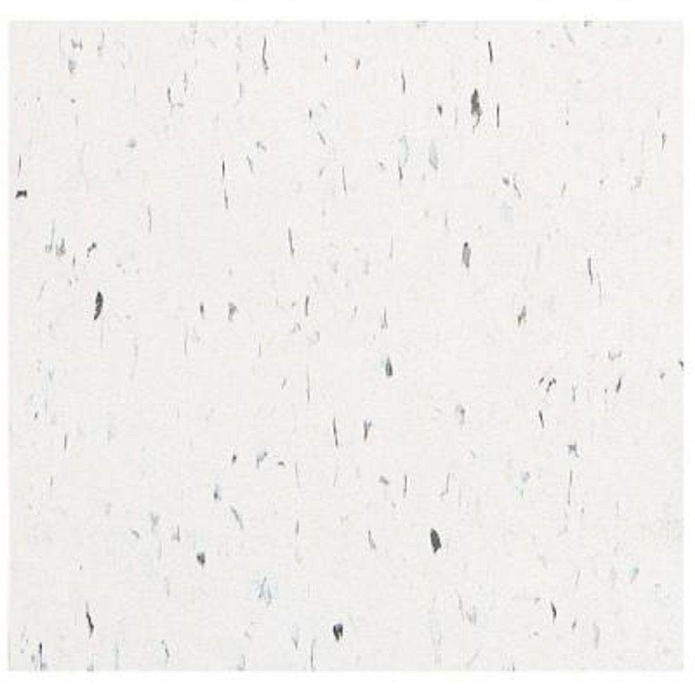 Armstrong Take Home Sample Imperial Texture Vct Polar White Standard Excelon Commercial Vinyl Tile 6 In X 6 In