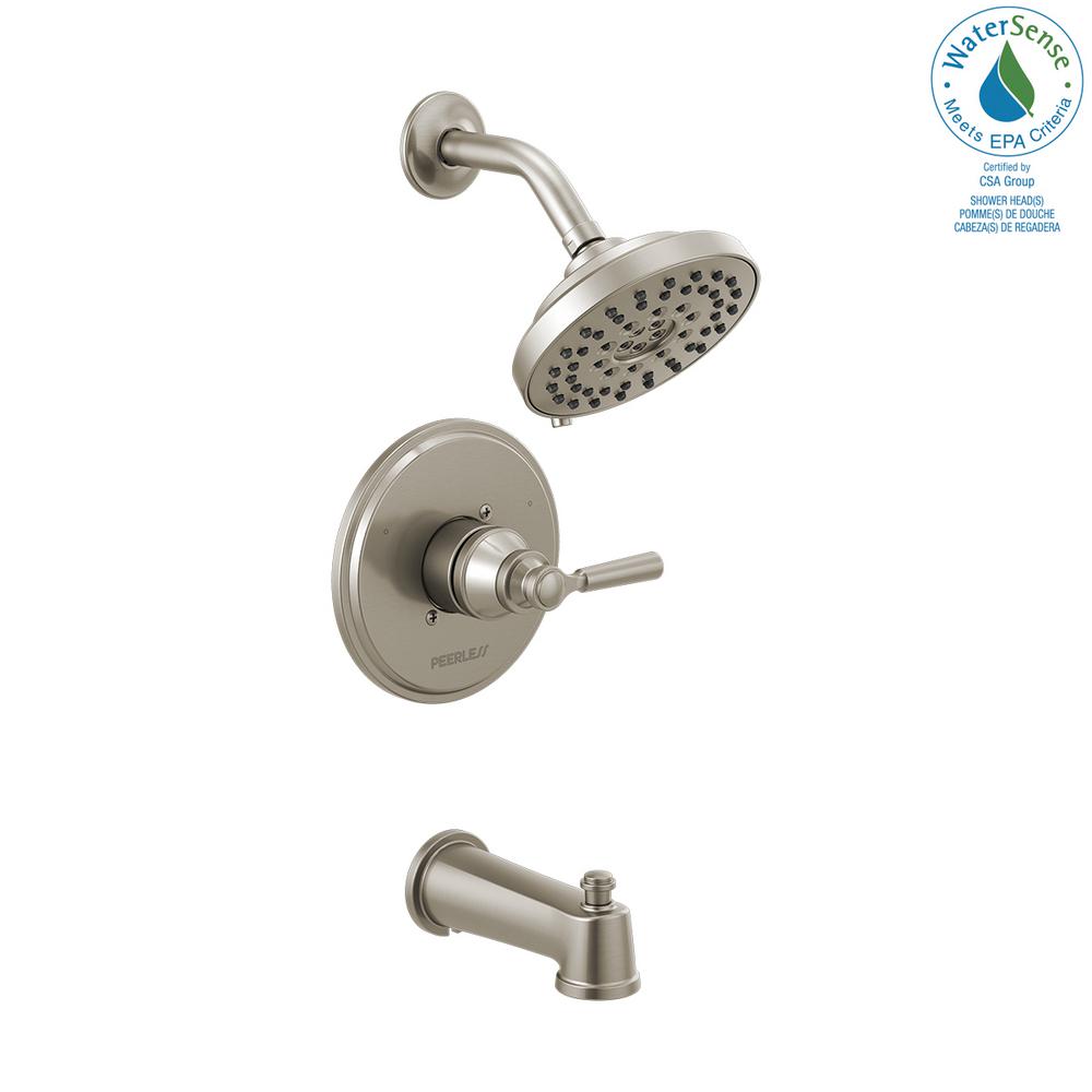 Peerless Westchester 1 Handle Wall Mount Tub And Shower Faucet