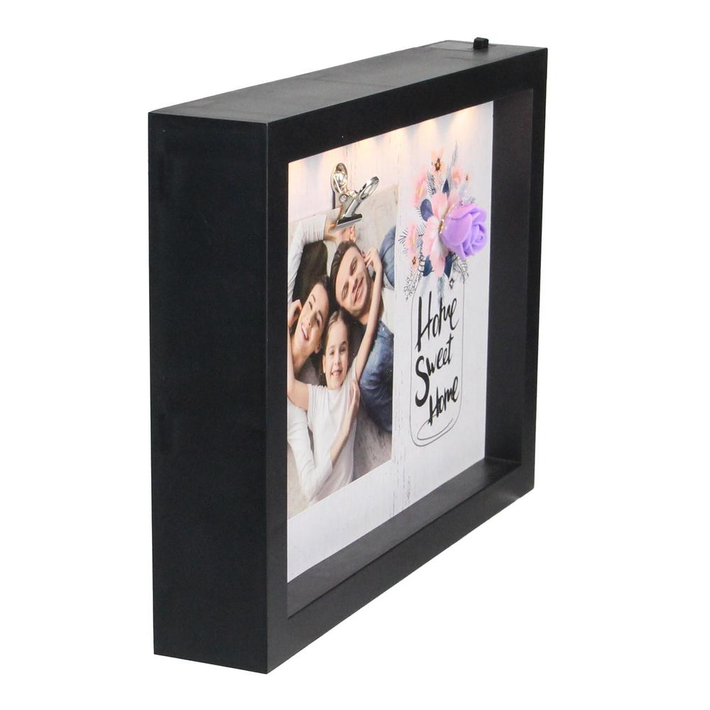Northlight 4 In X 6 Black Matte Led Lighted Home Sweet Picture Frame With Clip 33912041 The Depot - Led Lighted Picture Frames Northlight 4 In X 6 Black Matte Led Lighted Home Sweet Picture Frame With Clip 33912041 The Depot - Led Lighted Picture Frames