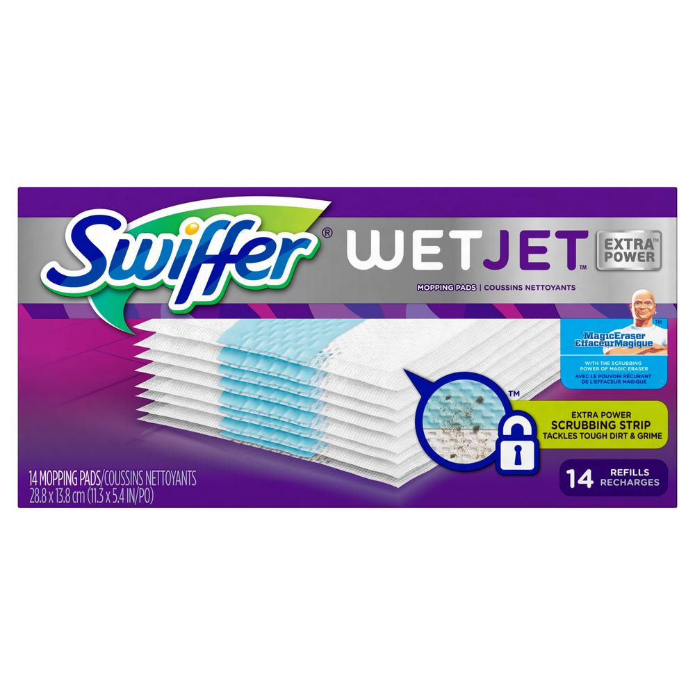 Swiffer Wetjet Extra Power Pad Refills 14 Count