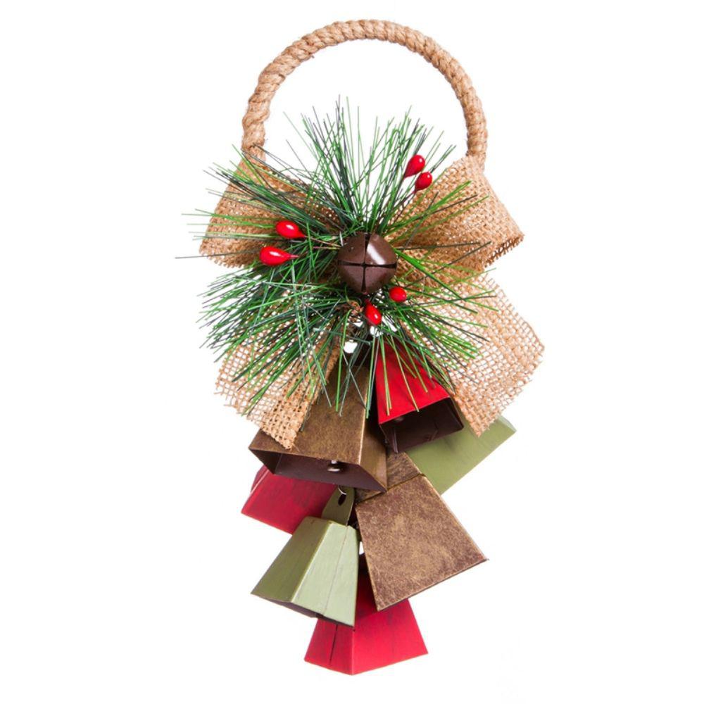 Evergreen 2 1 2 In Metal Bell Cluster Hanging Christmas Ornament