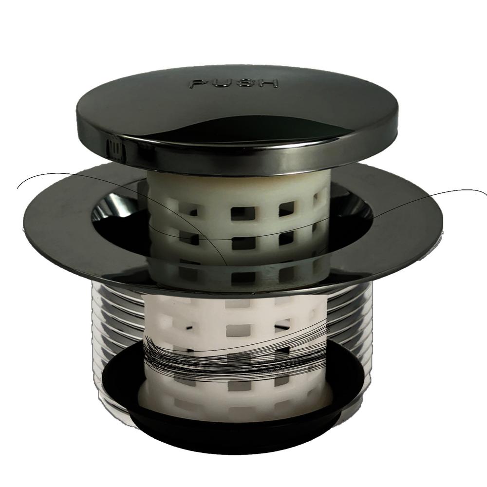 PF WaterWorks Universal Bathtub Drain Protector Strainer in Antique