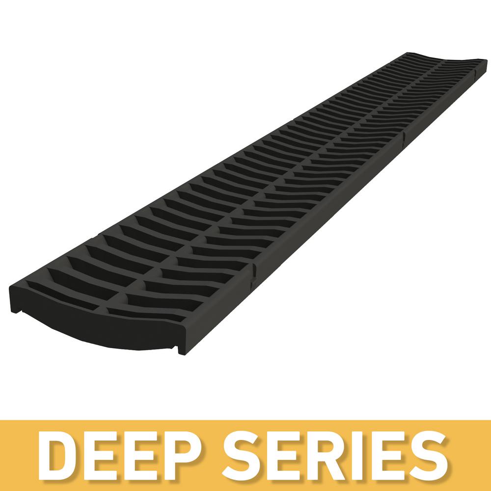 Source Drainage Trench & Driveway Channel Drain with Steel Grate FREE SHIPPING 