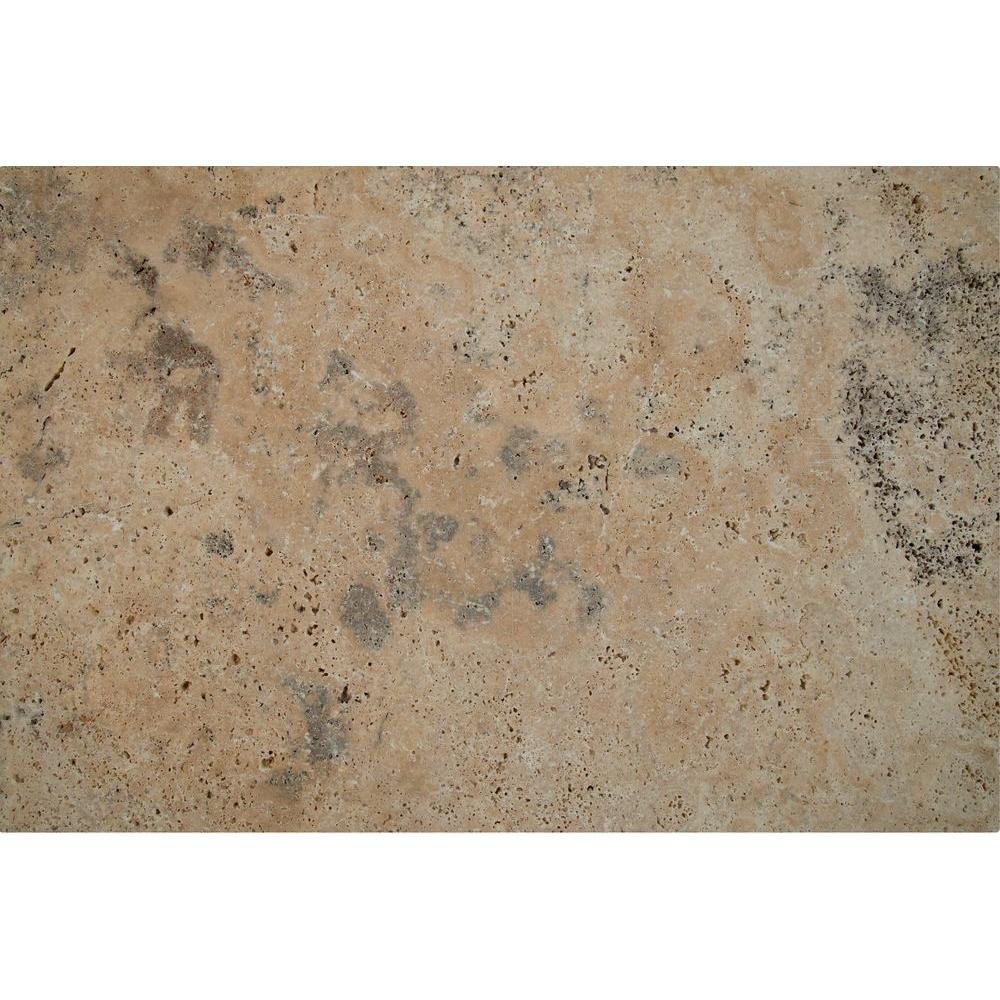 MS International Porcini 16 in. x 24 in. Tumbled Travertine Paver Tile