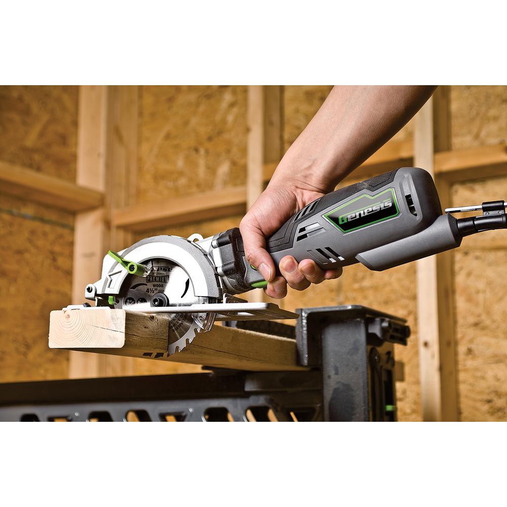 Compact Circular Saw Electric Power Hand Held Wood Cutter Blade