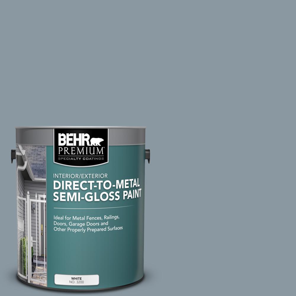 BEHR PREMIUM 1 gal. N4904 Teton Blue SemiGloss Direct