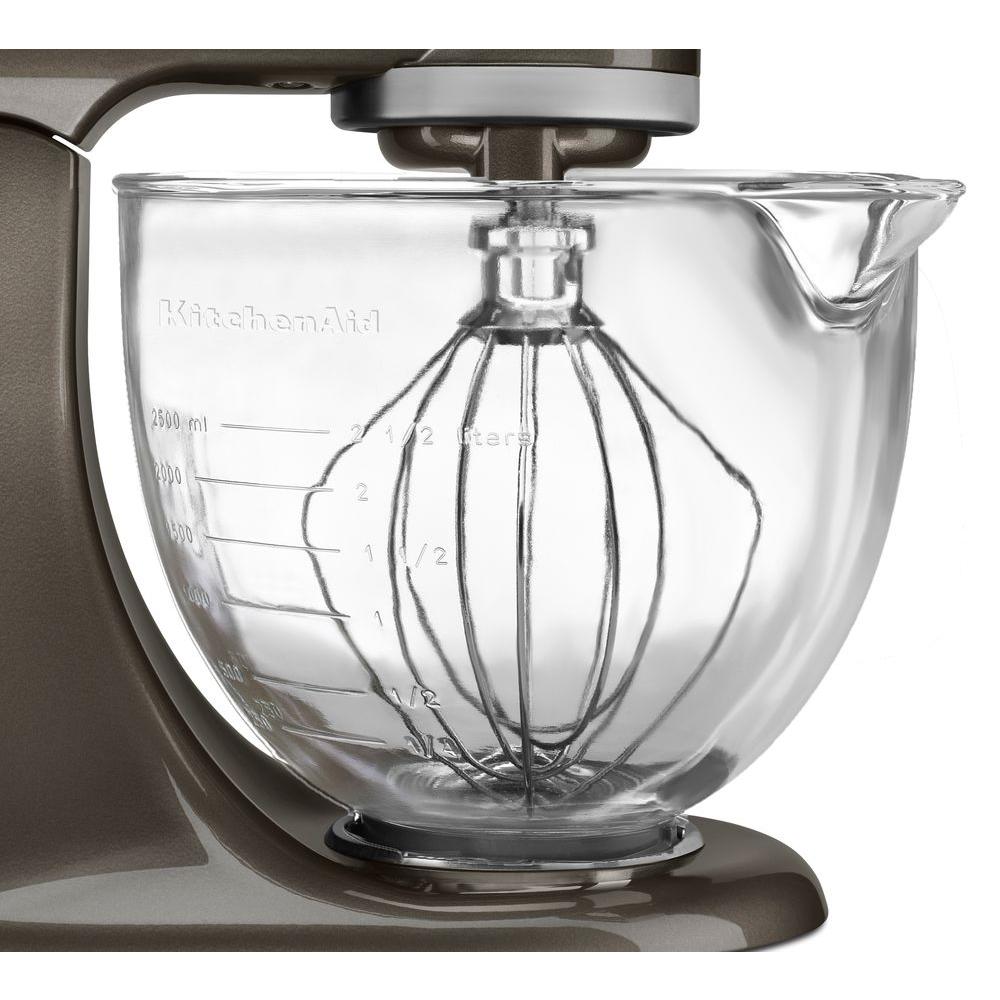 Kitchenaid Artisan Designer 5 Qt Truffle Dust Stand Mixer Kitchenaid Artisan Designer 5 Qt Truffle Dust Stand Mixer Ksm155gbtd The Home Depot
