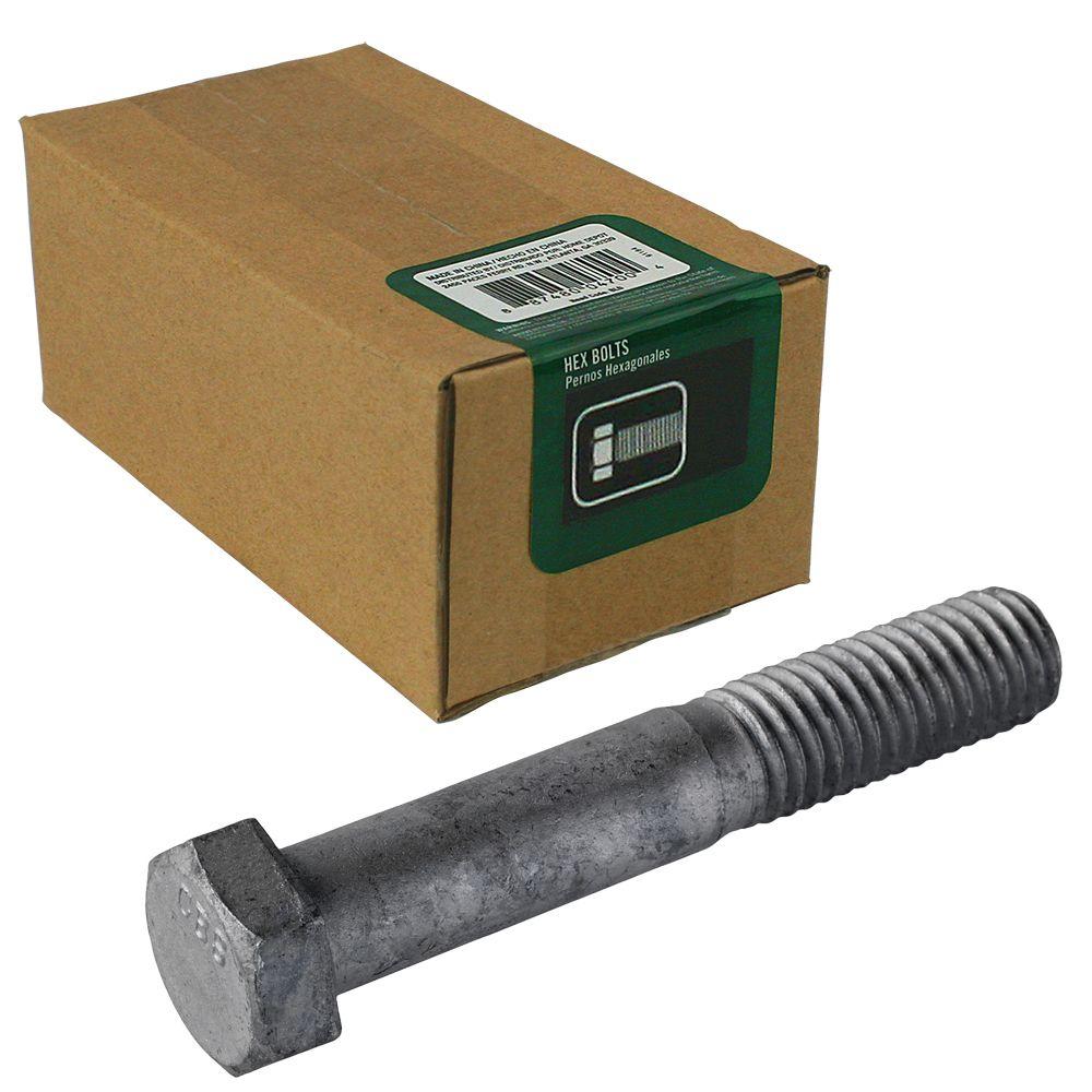 Everbilt 5/8 in. x 8 in. Galvanized Hex Bolt (15-Piece per Box)-805770 ...