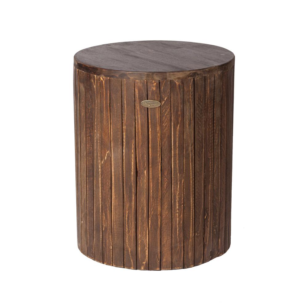 Rustic Outdoor Side Tables Patio Tables The Home Depot