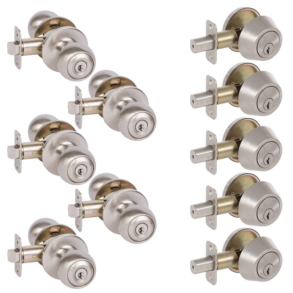 MultiPack Door Locks Door Hardware The Home Depot