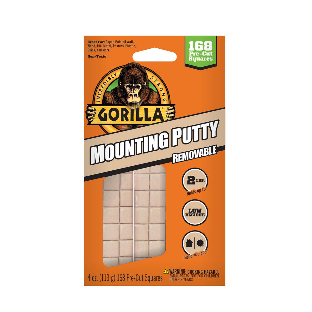 Gorilla 2 oz. Mounting Putty (8Pack)102893 The Home Depot