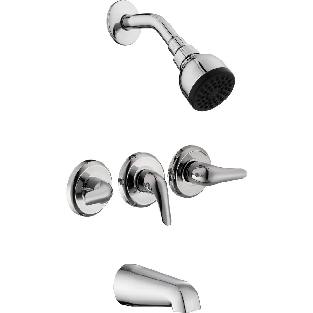 Triple Handle Glacier Bay Bathtub Faucets Bathroom Faucets