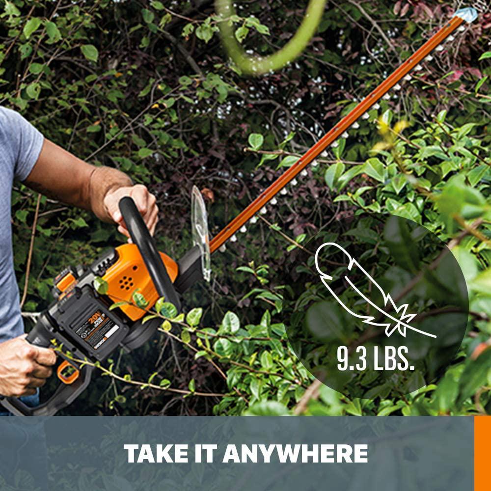 worx battery hedge trimmer