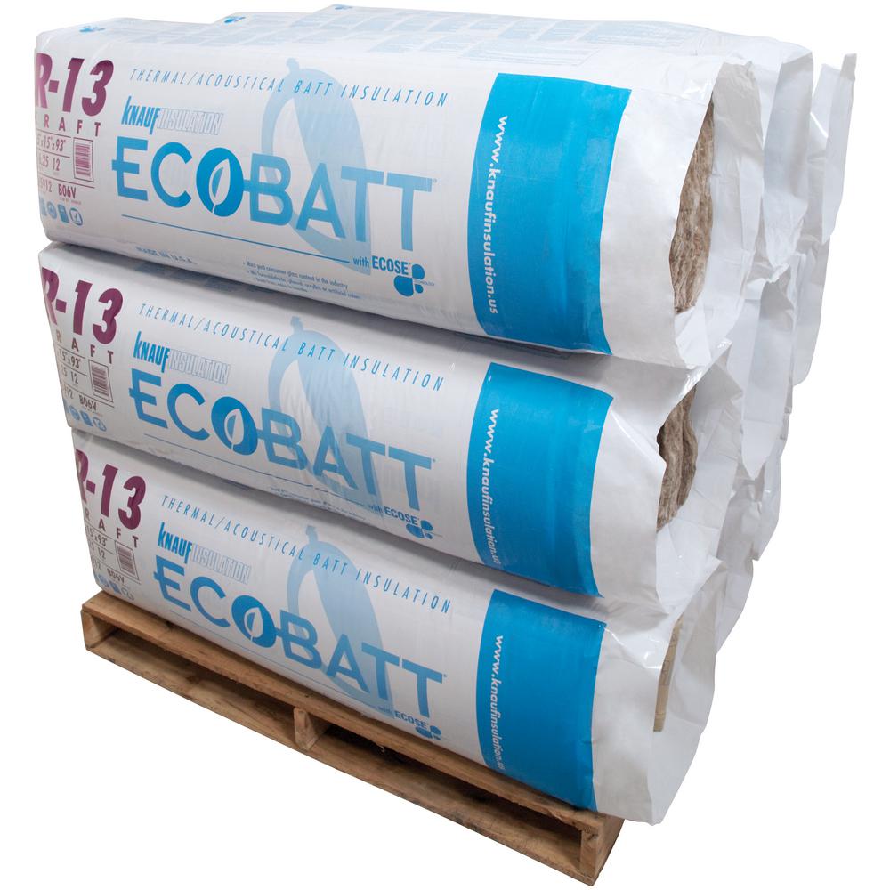 R13 Unfaced Fiberglass Insulation Insulation The Home Depot