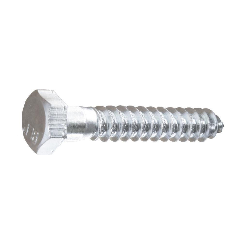 Zinc Plated 5//8 X 5 Hex Head Lag Screw Bolts Steel 50 pcs