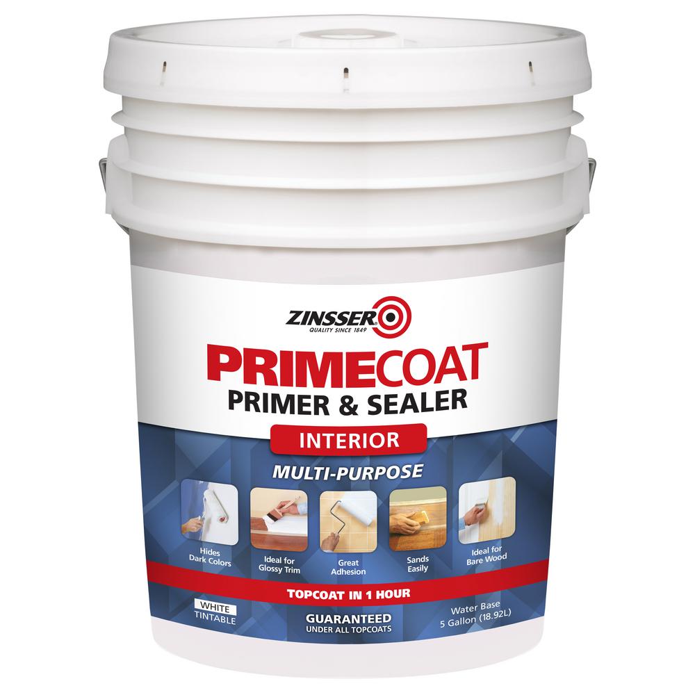Zinsser 1 gal. BIN ShellacBased White Interior/Spot Exterior Primer